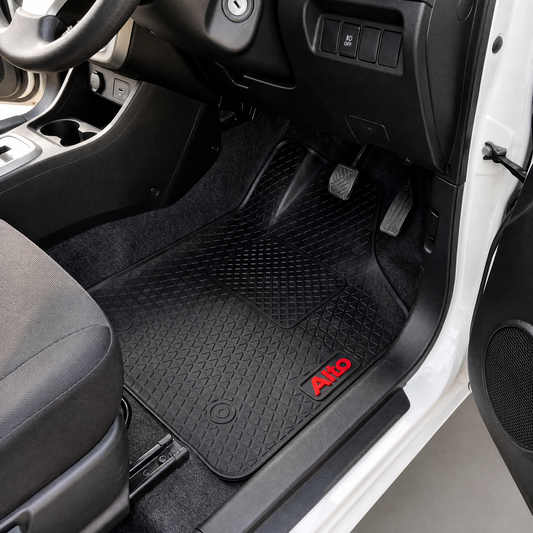 Suzuki Alto 2018-2026 Latex Rubber PVC Floor Mats – Custom Fit Waterproof Heavy Duty | Haseen