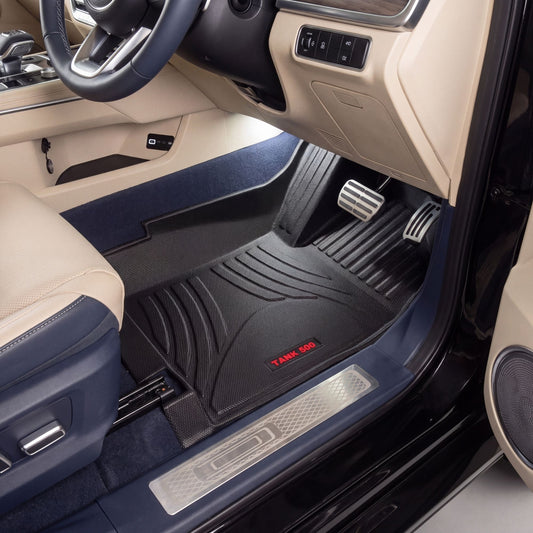 HAVAL TANK 500 PHEV 2026 9D TPE Floor Mats – Custom Fit Full Coverage Waterproof 5 Seater SUV | Haseen