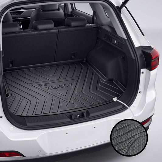 Chery Tiggo 7 TPE Trunk Mat – Diggi Tray Boot Liner, Custom Fit Waterproof | Haseen