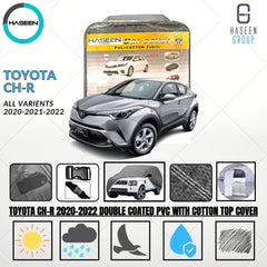 Haseen Spark Toyota CH-R car top cover, grey PVC waterproof