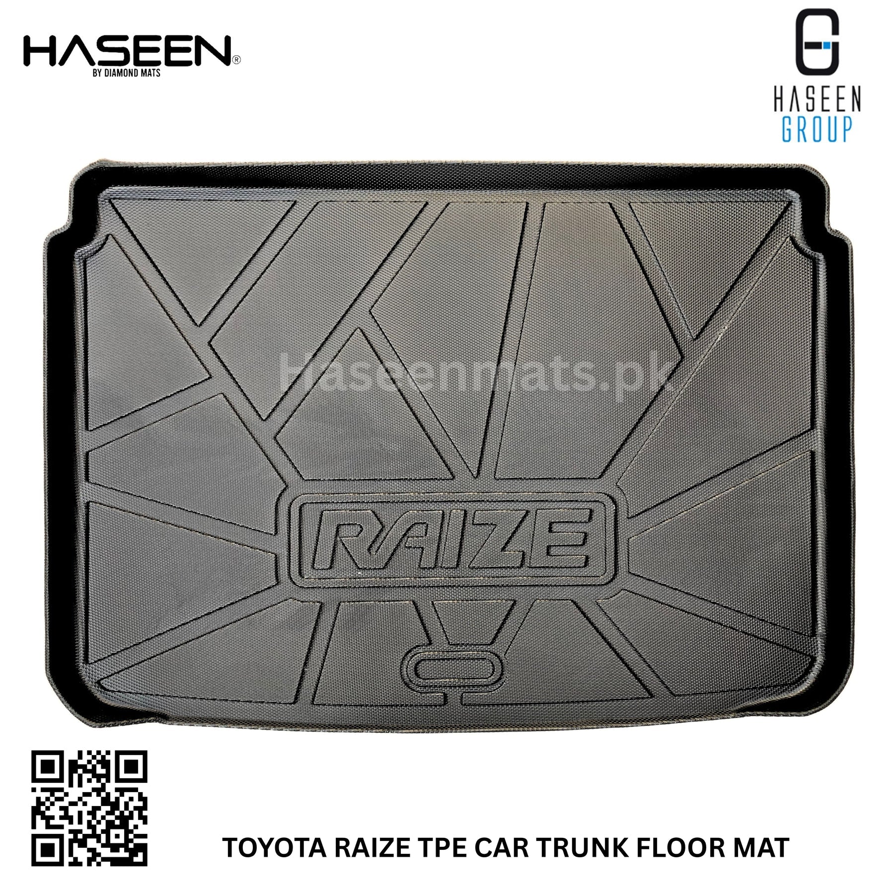 Haseen Toyota Raize cargo liner, anti-slip surface