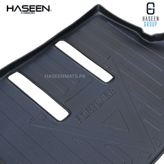 Haseen Toyota Fortuner trunk mat installed in boot