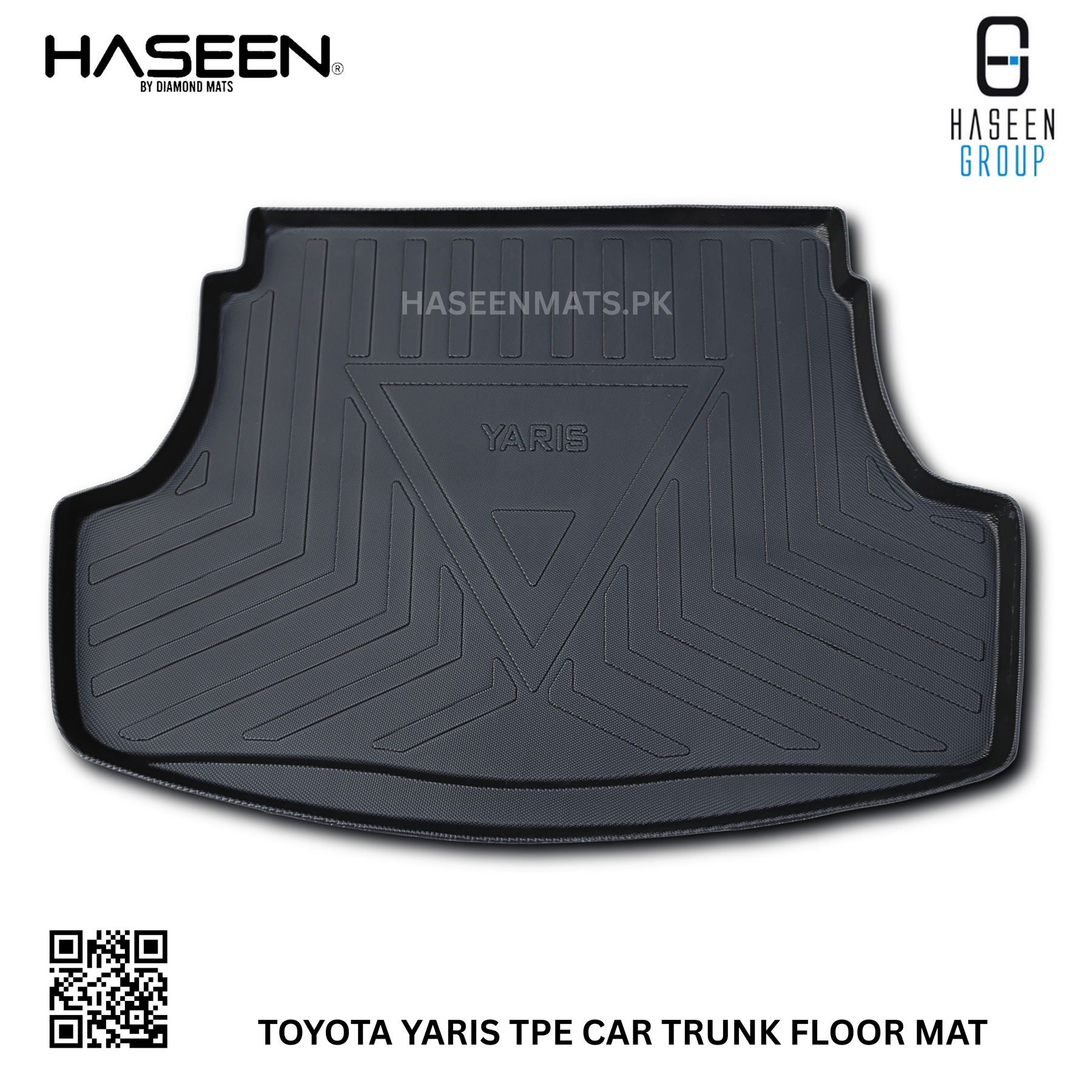 Haseen Toyota Yaris diggi mat anti-slip base