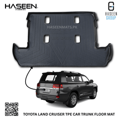 Haseen Toyota Land Cruiser 9D TPE trunk mat boot liner