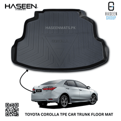 Haseen Toyota Corolla 9D TPE trunk mat boot liner