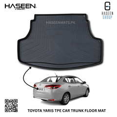 TOYOTA YARIS 2021-PRESENT TPE PLASTIC CAR TRUNK MAT