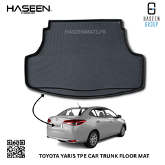 Haseen Toyota Yaris 9D TPE boot liner trunk mat
