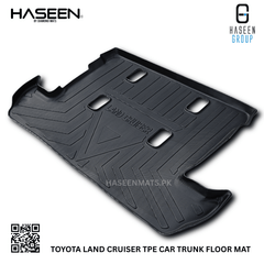Haseen Toyota Land Cruiser boot liner raised-edge detail
