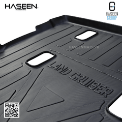 Haseen Toyota Land Cruiser trunk mat installed in boot