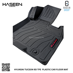 Haseen Hyundai Tucson 9D TPE mat high-wall, anti-skid nibs