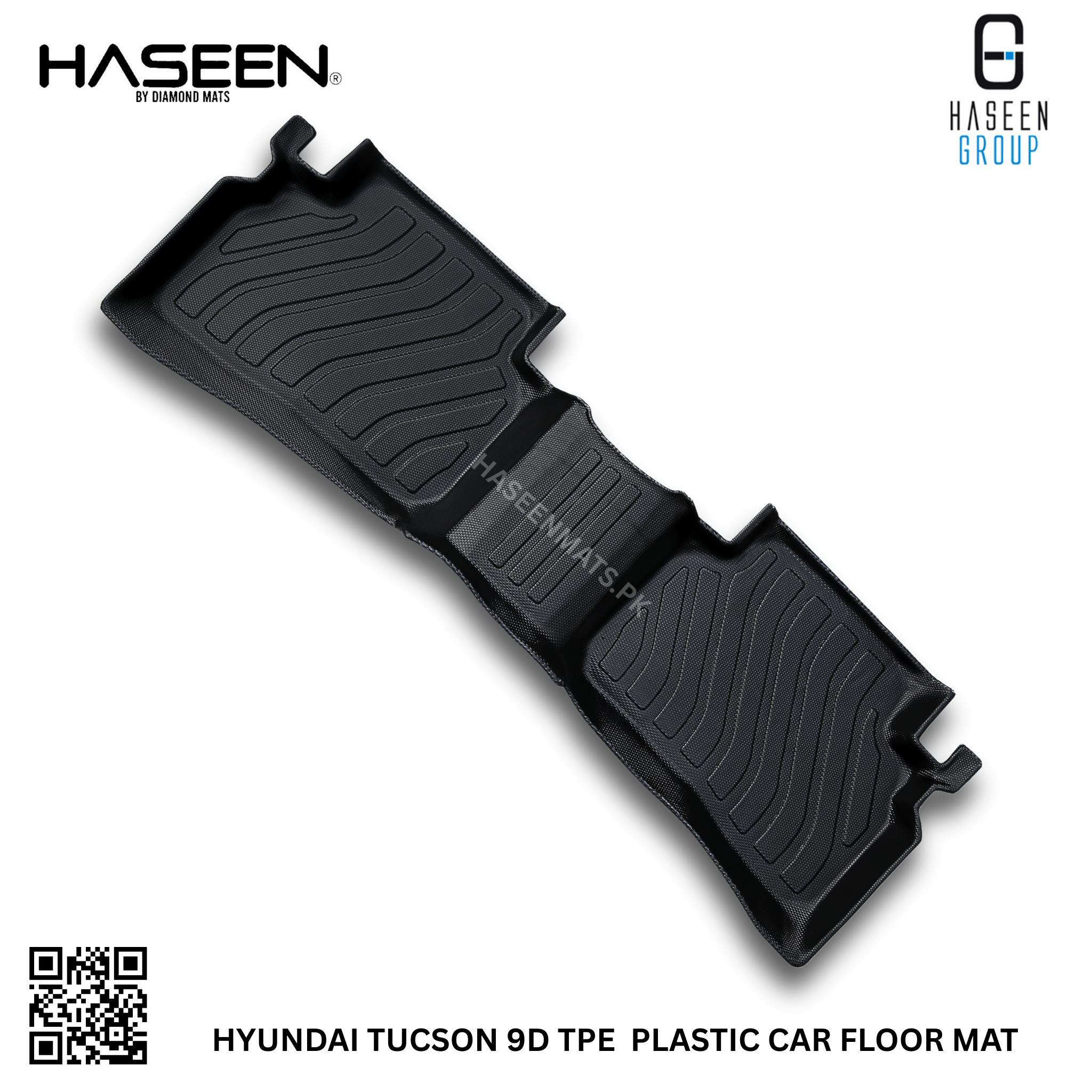 Haseen Hyundai Tucson 9D TPE mat heavy duty, easy clean