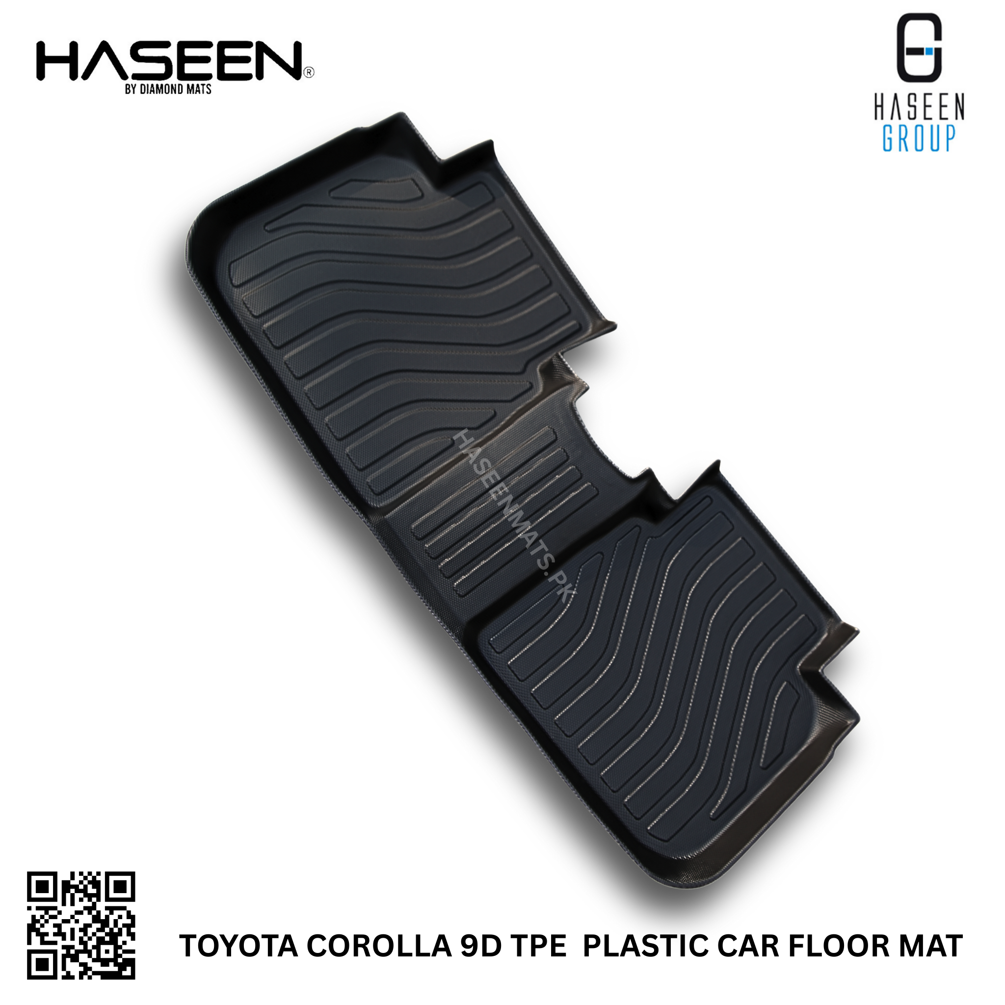 Premium 9D TPE Toyota Corolla floor mat set – complete interior coverage