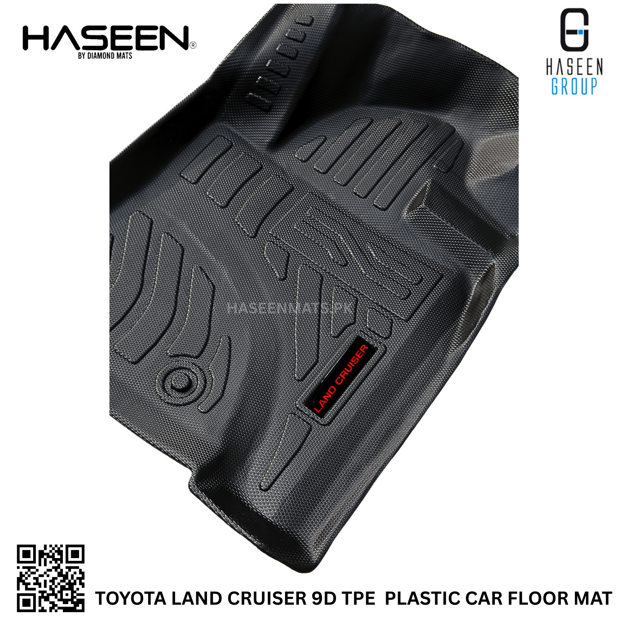 Toyota Land Cruiser FJ200 luxury 9D TPE mats for maximum comfort and interior protection.