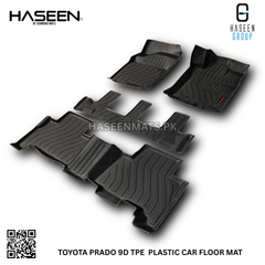 Toyota Prado FJ150 luxury 9D TPE mats for maximum comfort and interior protection.