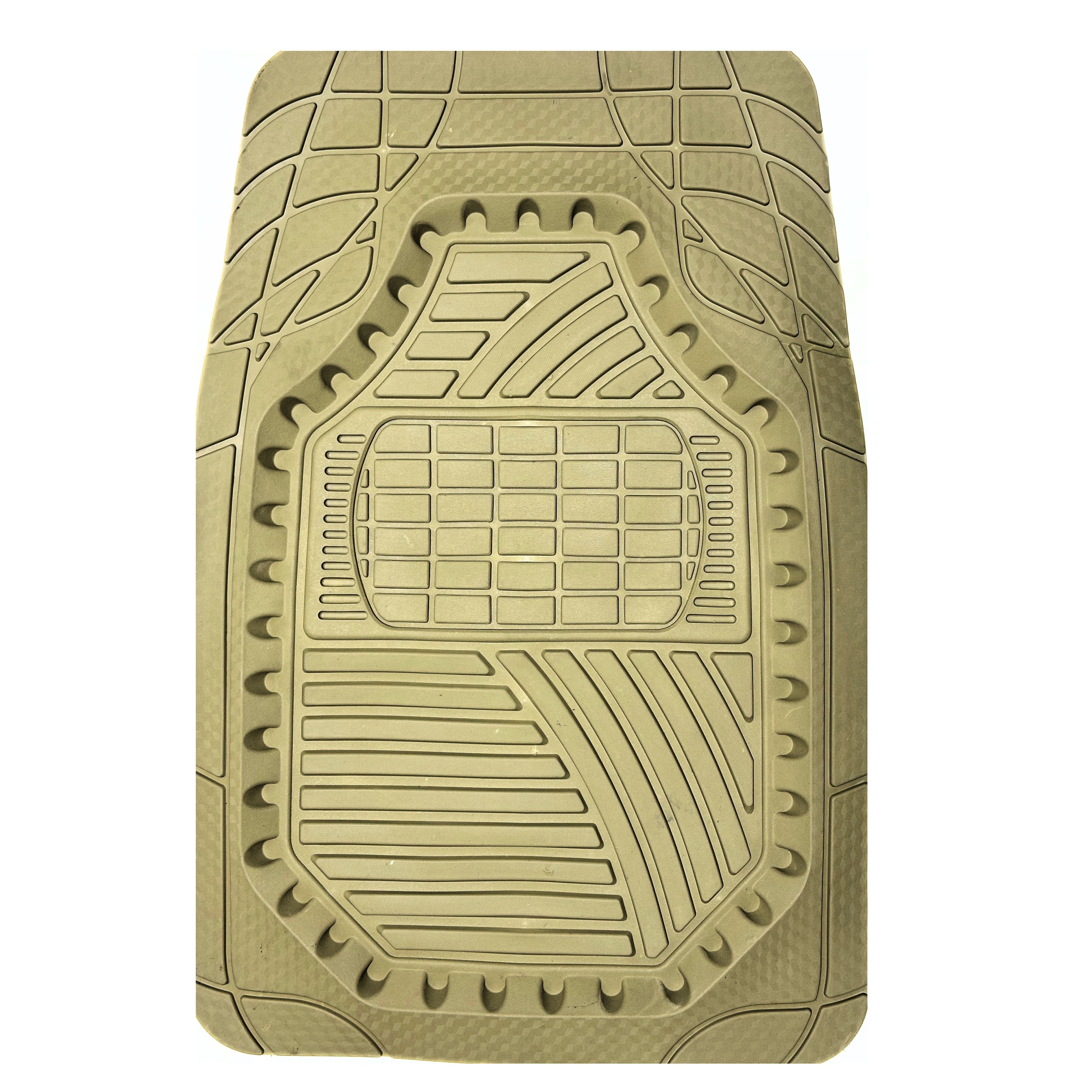 Haseen Universal 1506 PVC Diamond beige mat – premium texture, anti-mud, anti-slip