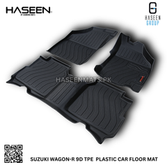 SUZUKI WAGON-R 9D TPE PLASTIC HEAVY DUTY CAR FLOOR MAT