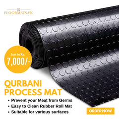 High-Quality Universal Rubber Mat – Ideal for Qurbani Process & Kitchen Etc