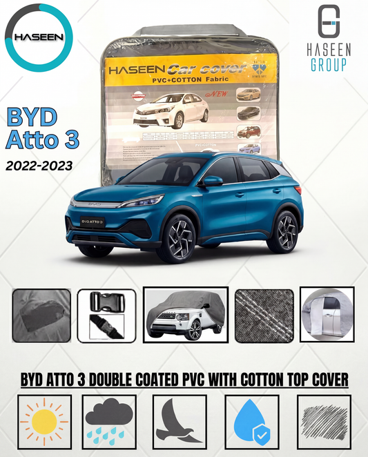Haseen Spark BYD Atto 3 car top cover, waterproof