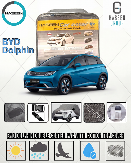 Haseen Spark BYD Dolphin car top cover, waterproof