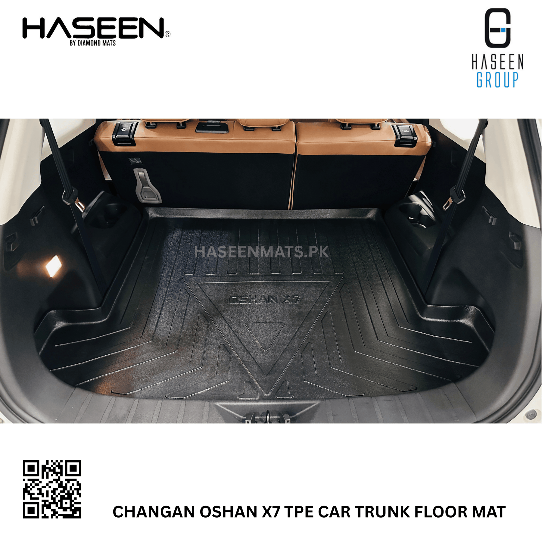 Haseen Changan Oshan X7 trunk tray custom fit in boot