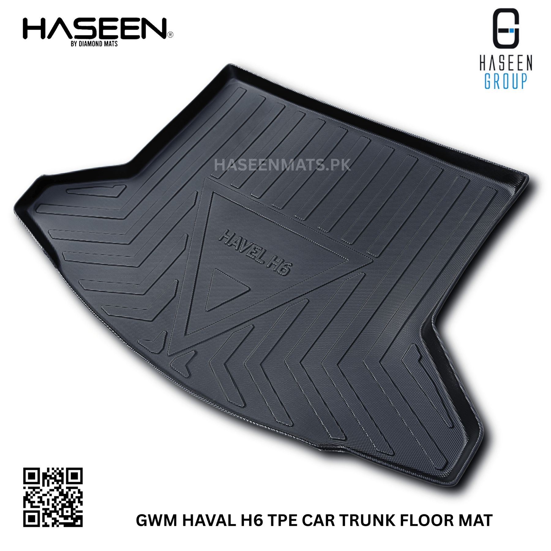 Haseen Haval H6 TPE boot tray, anti-slip