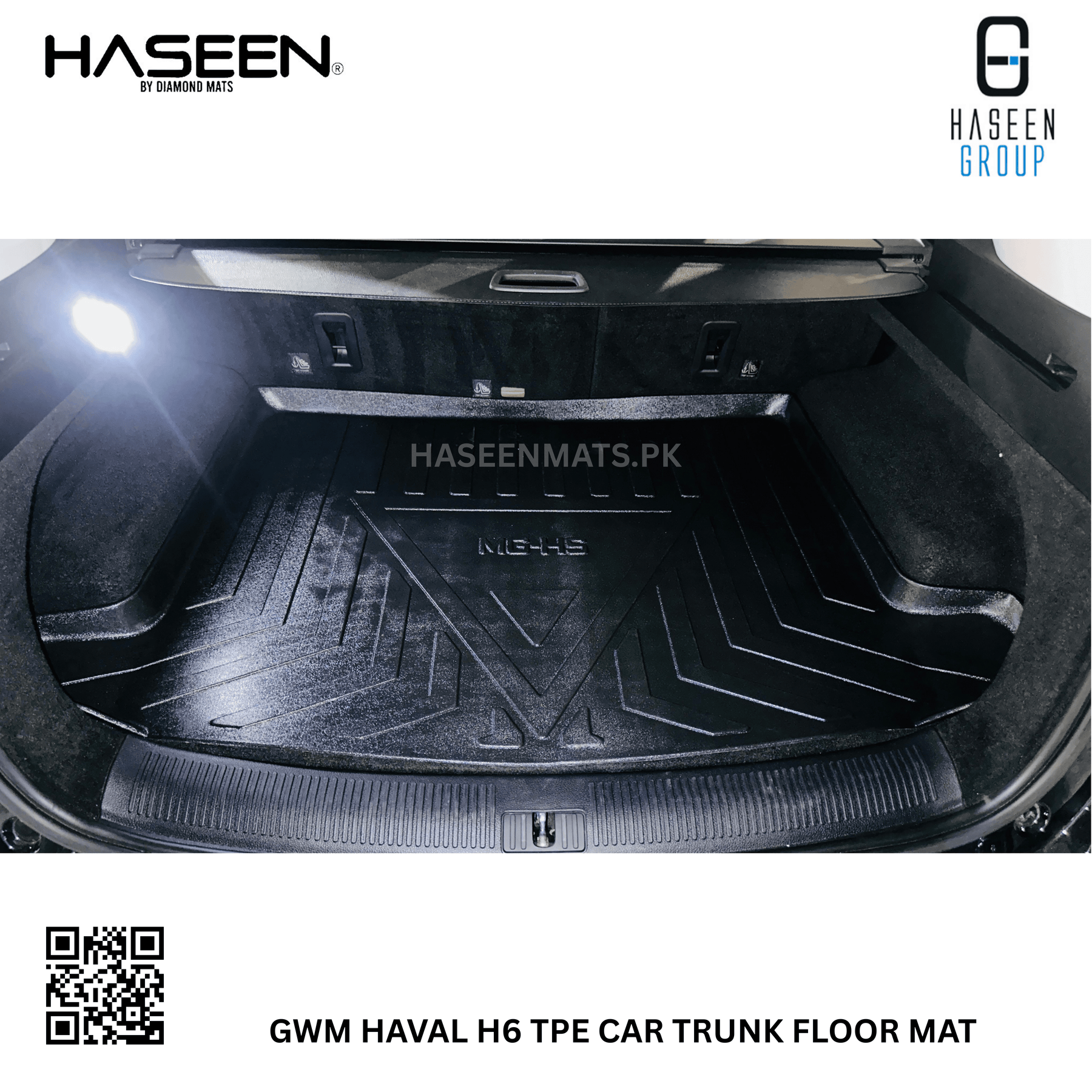 Haseen Haval H6 TPE diggi tray, raised edges