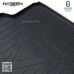 Haseen Honda City trunk mat raised edges, waterproof
