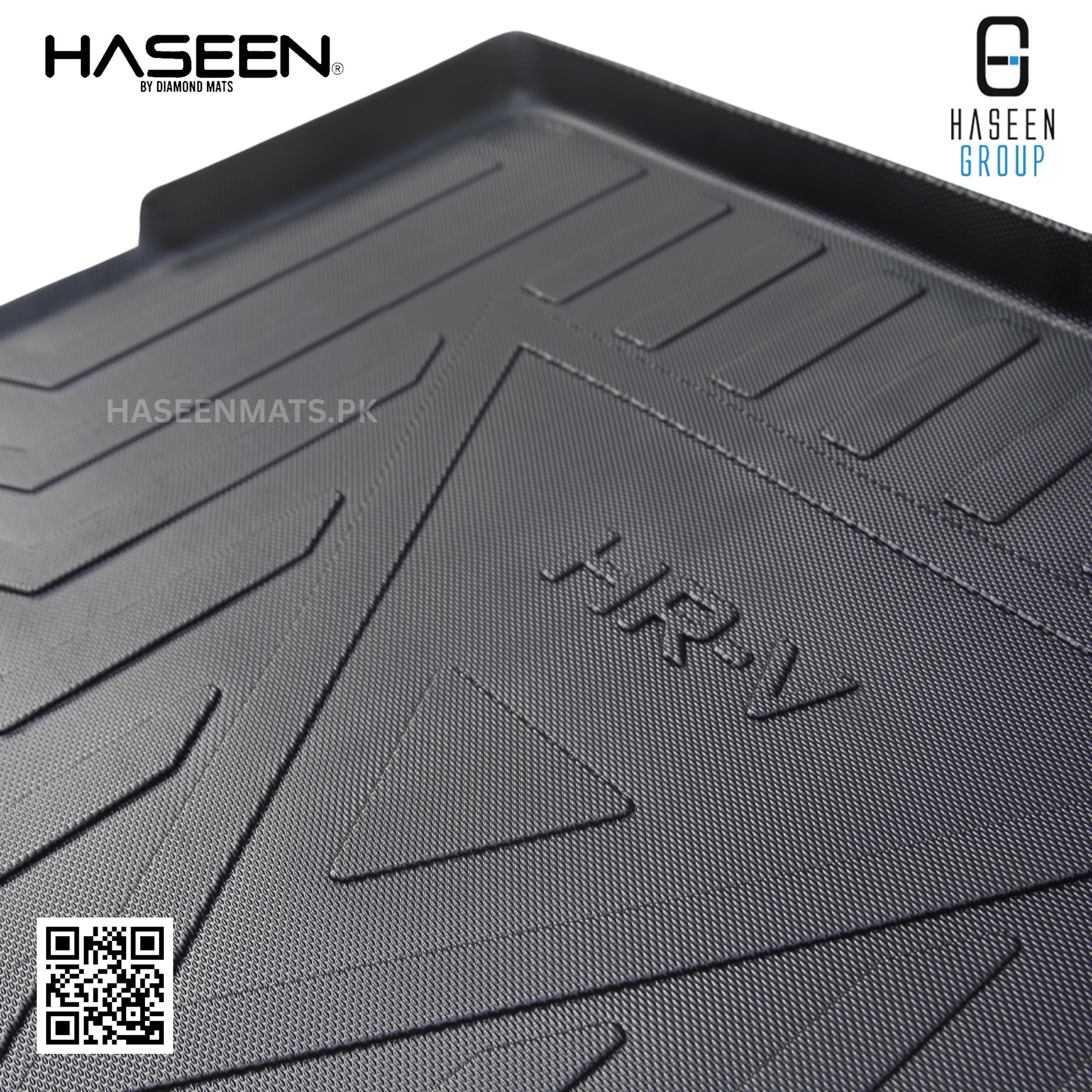 Haseen Honda HR-V TPE boot liner, non-slip surface