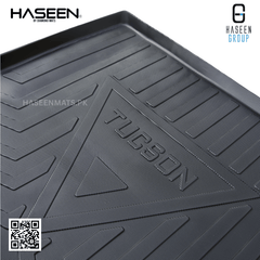 Haseen Hyundai Tucson Hybrid trunk tray custom fit in boot