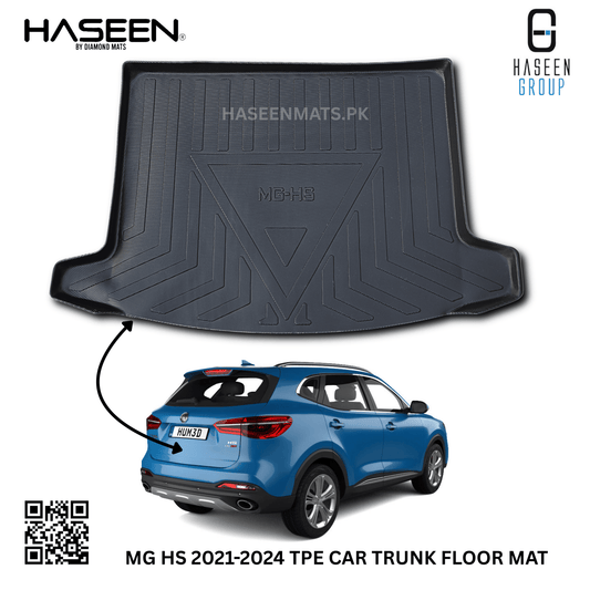 Haseen MG HS 9D TPE trunk tray, diggi mat
