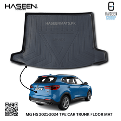 Haseen MG HS 9D TPE trunk tray, diggi mat