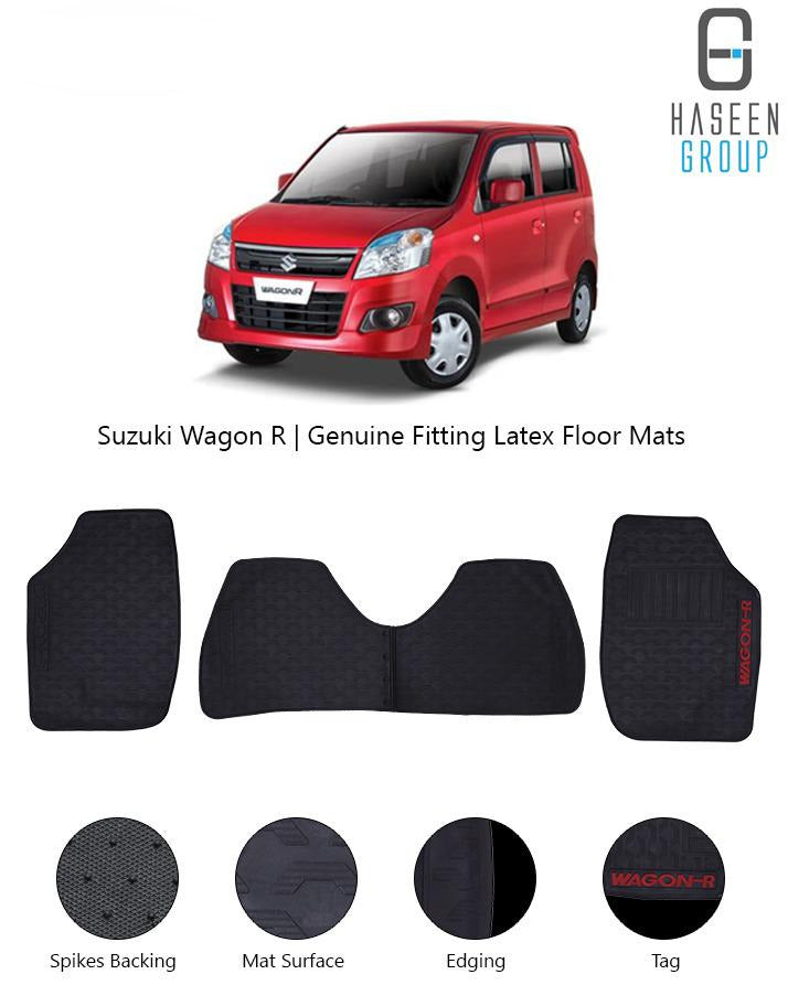 SUZUKI WAGON R 2014-2024 RUBBER LATEX CAR FLOOR MAT