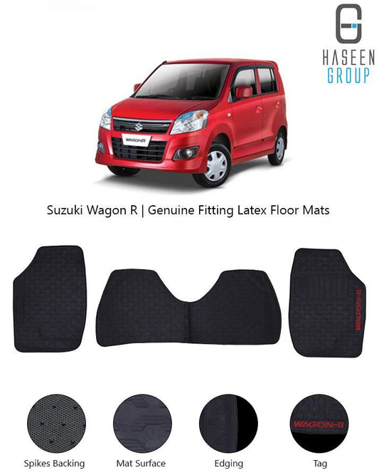 SUZUKI WAGON R 2014-2024 RUBBER LATEX CAR FLOOR MAT