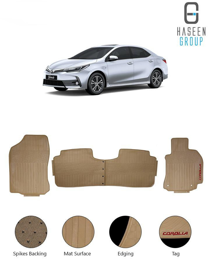 TOYOTA COROLLA 2014-PRESENT LATEX RUBBER CAR FLOOR MAT