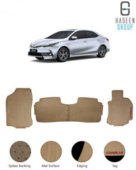 TOYOTA COROLLA 2014-PRESENT LATEX RUBBER CAR FLOOR MAT