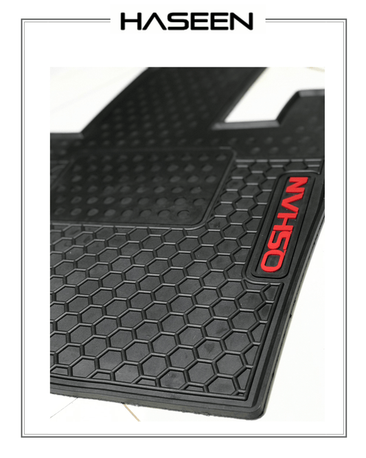 CHANGAN OSHAN X7 2022 - 2024 LATEX RUBBER CAR FLOOR MAT - haseenmats.pk