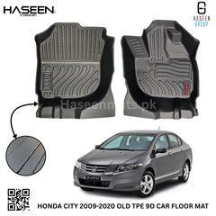 HONDA CITY 2009-2020 TPE PLASTIC HEAVY DUTY 9D FLOOR MAT
