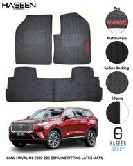 GMW HAVAL H6 2022 - 2024 NEW PREMIUM LATEX PVC CAR FLOOR MAT - haseenmats.pk