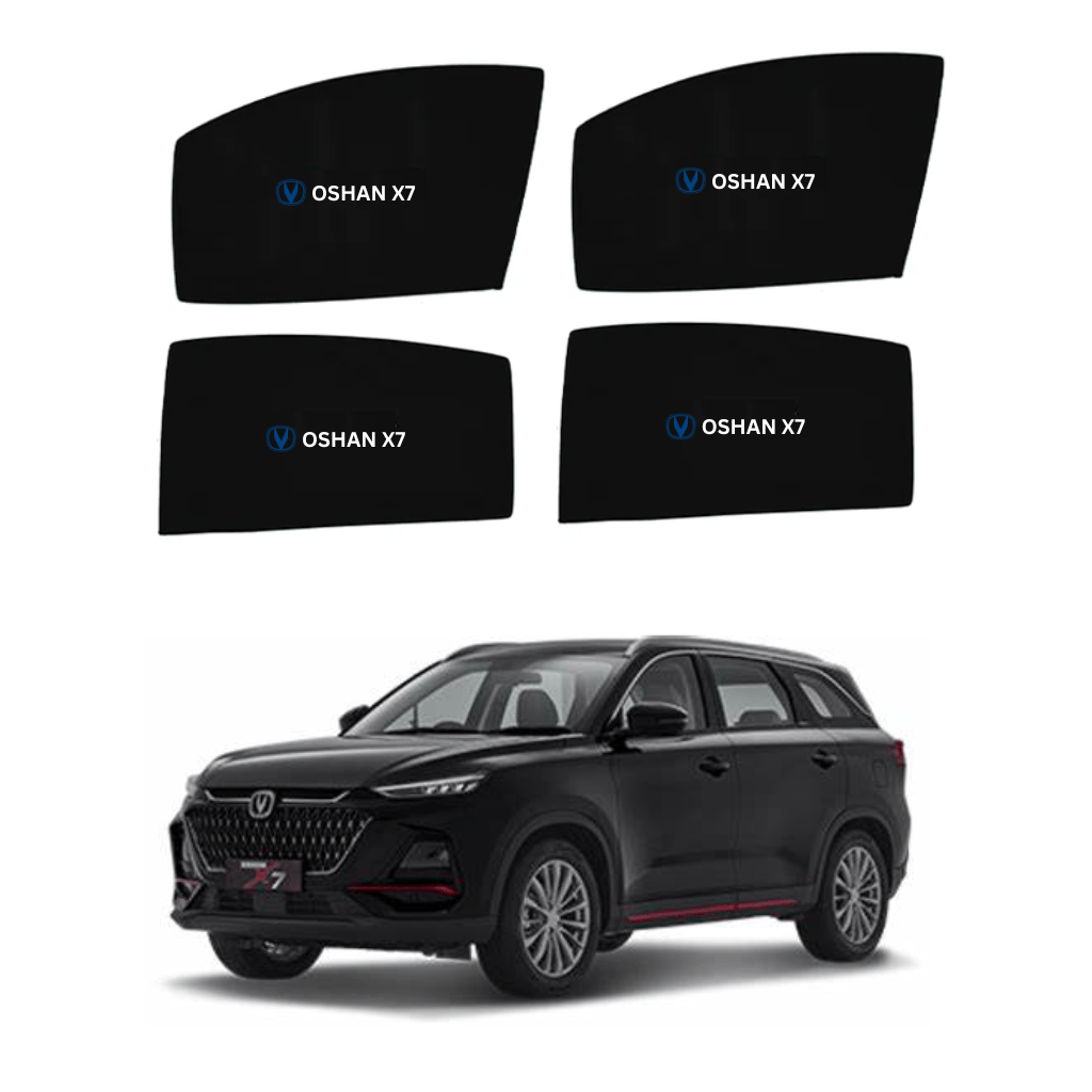 CHANGAN OSHAN X7 2021 - PRESENT WINDOW SUNSHADE (PARDA) - haseenmats.pk