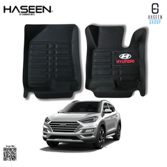 Hyundai Tucson 5D With LOGO Custom Floor Mat-2019-2025- 3 Pcs Black