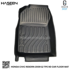 HONDA CIVIC REBORN 2009-2012 9D TPE PLASTIC FLOOR MATS