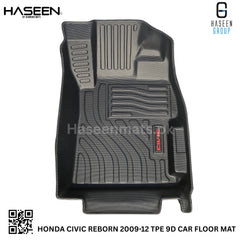 HONDA CIVIC REBORN 2009-2012 9D TPE PLASTIC FLOOR MATS