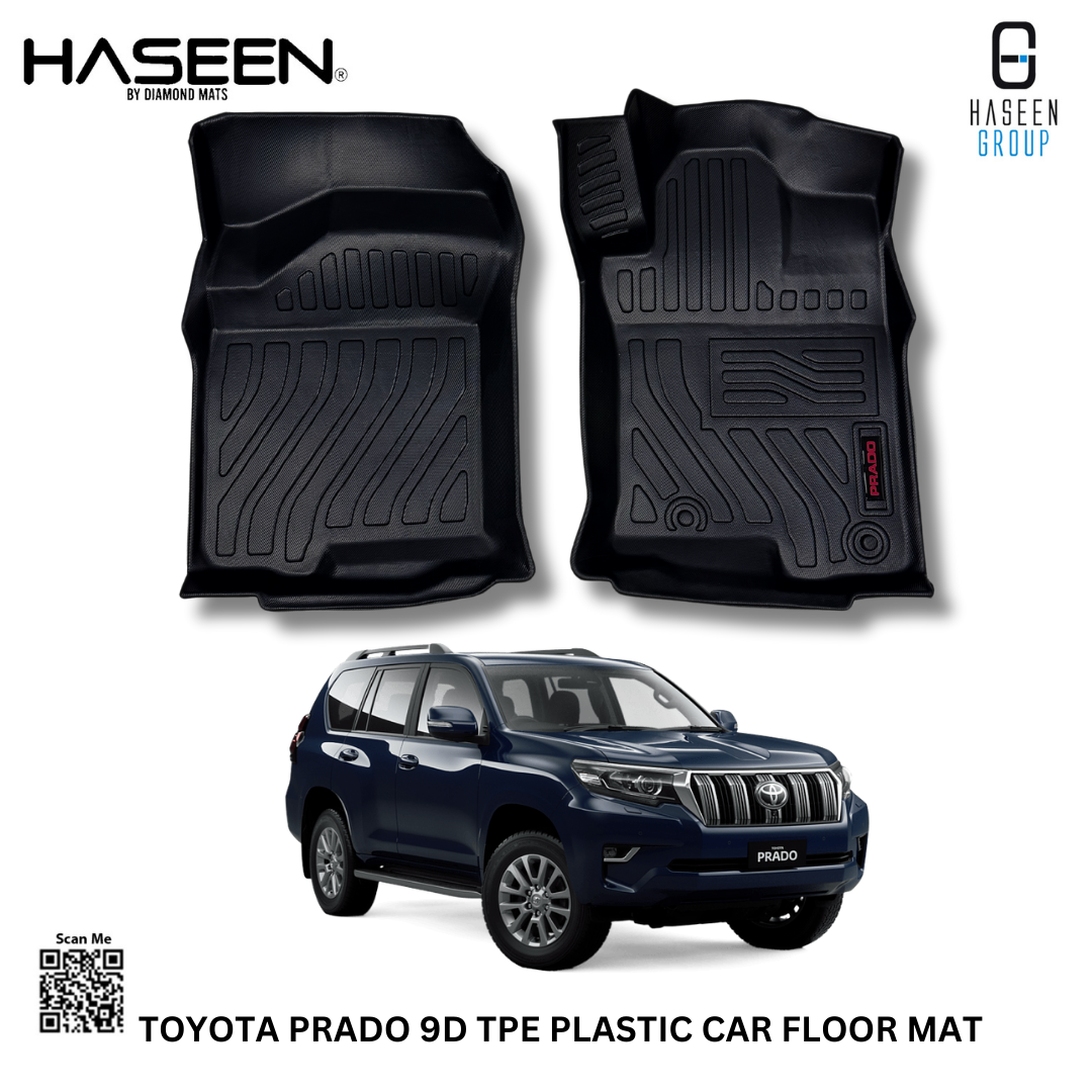 TOYOTA PRADO NEW LUXURY STYLE PLASTIC HEAVY DUTY 9D FLOOR MAT