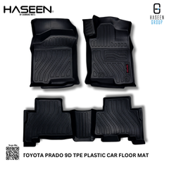 TOYOTA PRADO NEW LUXURY STYLE PLASTIC HEAVY DUTY 9D FLOOR MAT