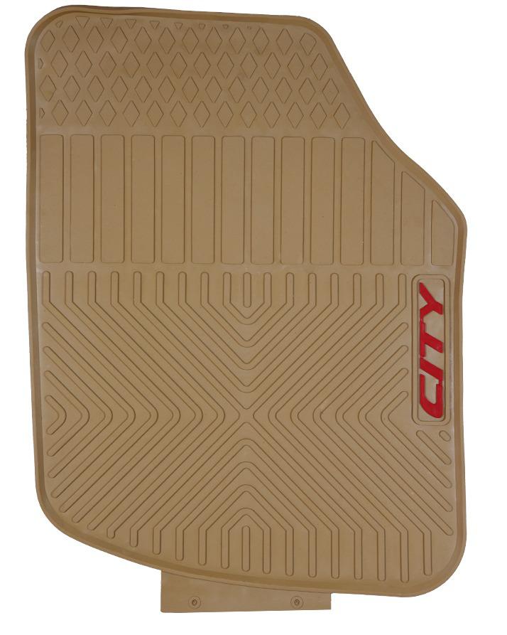 HONDA CITY 2009 - 2020 LATEX RUBBER CAR FLOOR MAT - haseenmats.pk