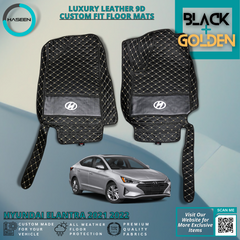 HYUNDAI ELANTRA 2021-2024 LUXURY 9D LEATHER FLOOR MAT