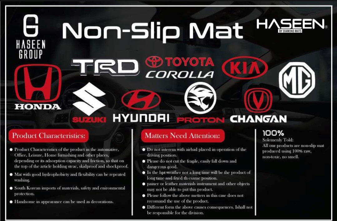 MG ANTI SLIP DASHBOARD NON-SLIP MATS