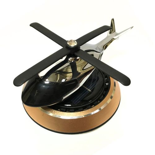 SOLAR HELICOPTER WITH FAN PERFUME FOR CAR DASHBOARD (UNIVERSAL)