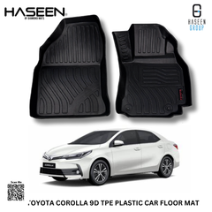 TOYOTA COROLLA 2014-PRESENT PLASTIC HEAVY DUTY 9D FLOOR MAT