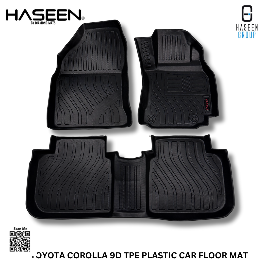 TOYOTA COROLLA 2014-PRESENT PLASTIC HEAVY DUTY 9D FLOOR MAT